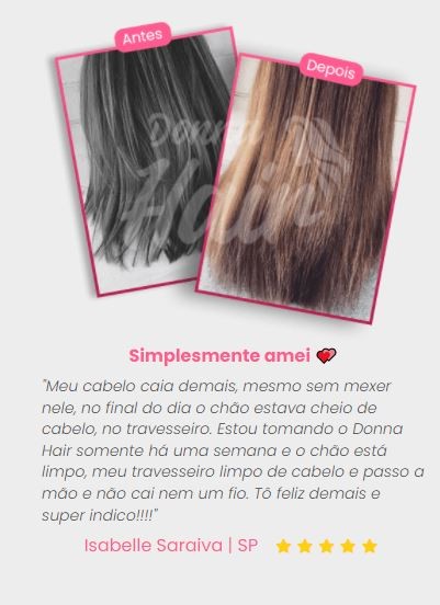 donna hair depoimentos