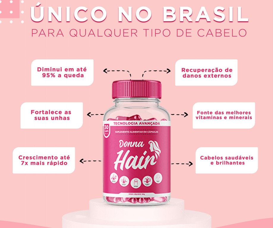 beneficios do donna hair para o cabelo