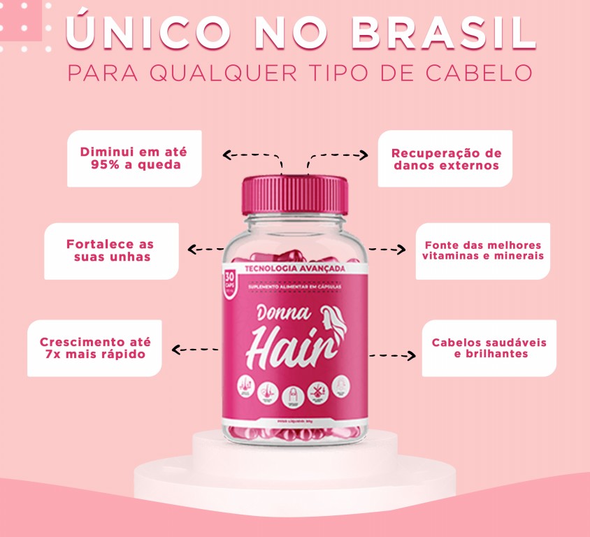 beneficios do donna hair para o cabelo