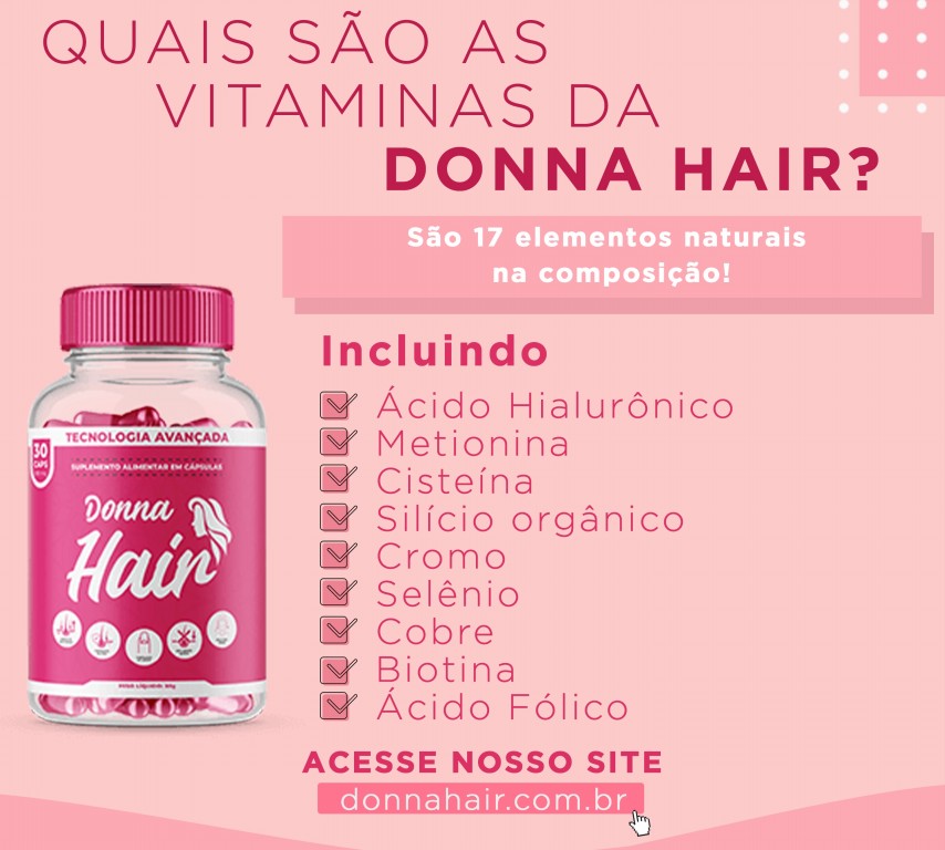 composicao do donna hair